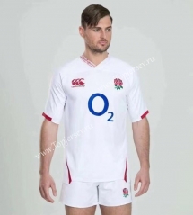 2020 England Home White Thailand Rugby Shirt