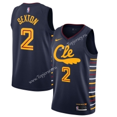 City Edition 2019-2020 Cleveland Cavaliers Dark Blue #2 NBA Jersey