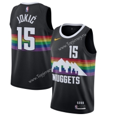 City Edition 2019-2020 Denver Nuggets Black #15 NBA Jersey