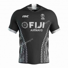 2020 Fiji Away Black Rugby Shirt