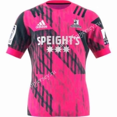 2020 Highlanders Pink Training Thailand Rugby Jersey