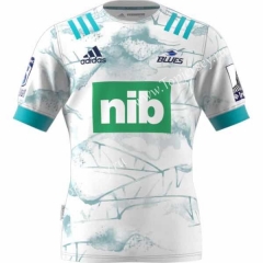 2020 Blues Away White Thailand Rugby Shirt