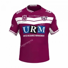 2020 Manly Seahawks Dark Red Thailand Rugby Jersey