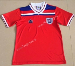 Retro Version 1980 England Away Red Thailand Soccer Jersey AAA-AY