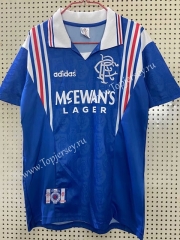 Retro Version 1996-1997 Rangers Home Blue Thailand Soccer Jersey AAA-811
