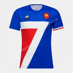 2020 France Home Blue Thailand Rugby Shirt