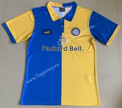Retro Version 1998 Leeds United Away Blue&Yellow Thailand Soccer Jersey AAA-DG