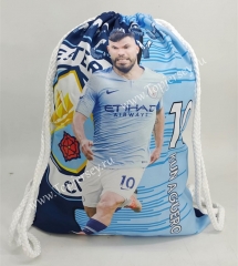 Manchester City Blue Drawstring Bag-10