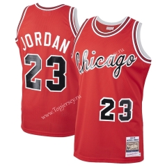 Retro Edition Chicago Bulls Red #23 NBA Jersey