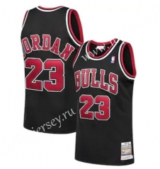 Mitchell&Ness Chicago Bulls Black #23 NBA Jersey