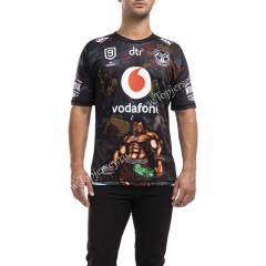 2020 New Zealand Warriors Gray&Black Thailand Rugby Jersey