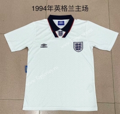 Retro Version 1994 England Home White Thailand Soccer Jersey AAA-709