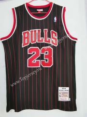 Mitchell&Ness Chicago Bulls Black Strip #23 NBA Jersey