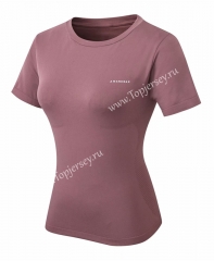 WT003 Women Seamless Yoga top Liver Colored Fitness Clothing -815