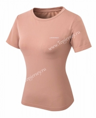 WT003 Women Seamless Yoga top Pink Orange Fitness Clothing -815