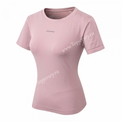 B009 Women Seamless Yoga top Pink Fitness Clothing -815