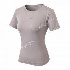 B009 Women Seamless Yoga top Gray Fitness Clothing -815