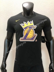 Los Angeles Lakers Black NBA Cotton T-shirt
