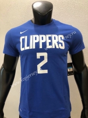 Los Angeles Clippers Blue #2 NBA Cotton T-shirt