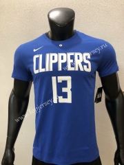 Los Angeles Clippers Blue #13 NBA Cotton T-shirt
