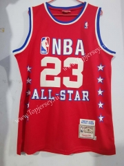 Mitchell&Ness 89 All Star Jordan Red #23 NBA Jersey