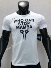 MAMBA-White NBA Cotton T-shirt