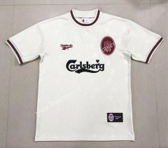 Retro Version 1996-1997 Liverpool Away White Thailand Soccer Jersey AAA-908