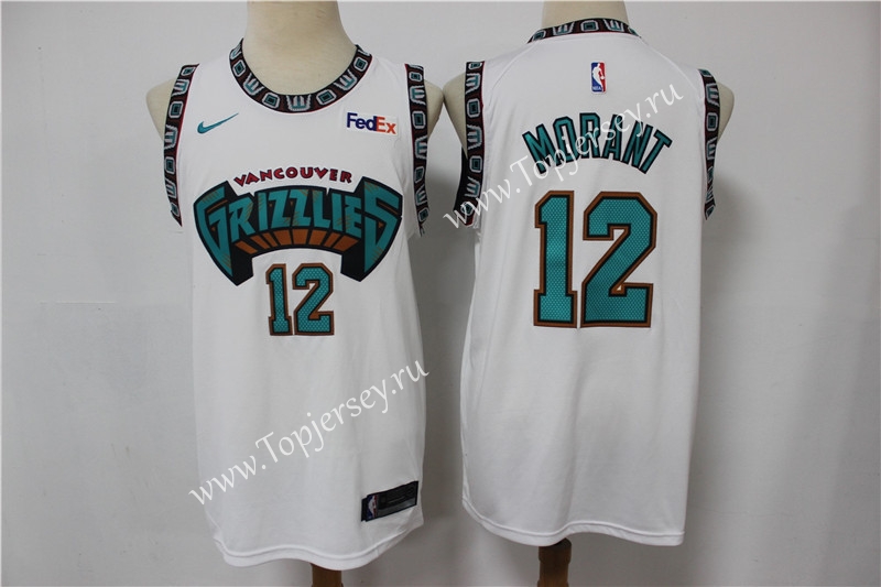 memphis grizzlies jersey white