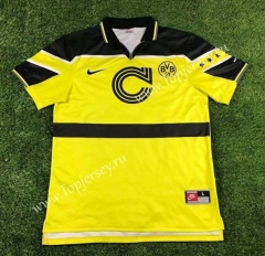 Retro Version 1996-1997 Borussia Dortmund Fluorescent Green Thailand Soccer Jersey AAA-503