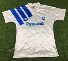 Retro Version 1991-1992 Olympique de Marseille Home White Thailand Soccer Jersey AAA-503