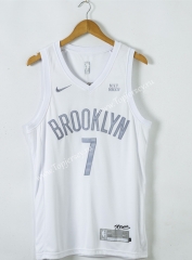 MVP Edition Brooklyn Nets White #7 NBA Jersey