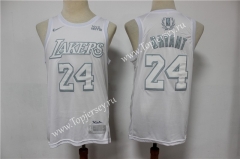 MVP Edition Los Angeles Lakers White #24 NBA Jersey