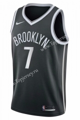 Brooklyn Nets Black #7 NBA Jersey-CS