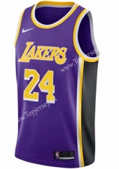 Los Angeles Lakers Purple #24 NBA Jersey-CS