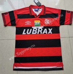 Retro Version 1995 Flamengo Home Red and Black Thailand Soccer Jersey AAA-905