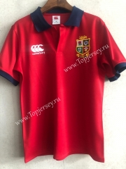 2021 Irish Lions Red Training Thailand Rugby Shirt