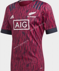 2020-2021 All Blacks Home Red Thailand Rugby Shirt