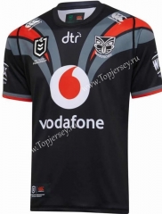 2020-2021 New Zealand Warriors Black Thailand Rugby Jersey