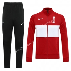 2020-2021 Liverpool Red&White Thailand Soccer Jacket Uniform-LH