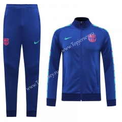 2020-2021 Barcelona Camouflage Blue Thailand Soccer Jacket Uniform-LH