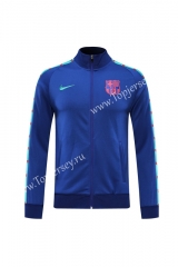 2020-2021 Barcelona Camouflage Blue Thailand Soccer Jacket -LH