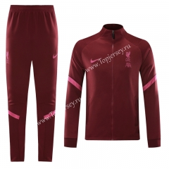 2020-2021 Liverpool Red Thailand Training Soccer Jacket Uniform-LH