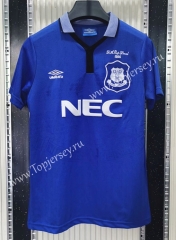 Retro Version 1994-1995 Everton Home Blue Thailand Soccer Jersey AAA-C1046