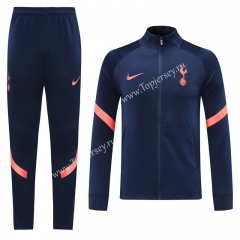 2020-2021 Tottenham Hotspur Royal Blue Thailand Training Soccer Jacekt Uniform-LH