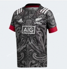 2020 Maori Home Gray Thailand Rugby Shirt