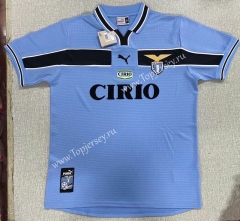 Retro Version 1998-2000 Lazio Home Blue Thailand Soccer Jersey AAA-C1046