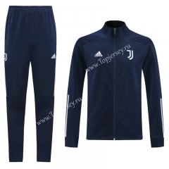 2020-2021 Juventus Royal Blue Thailand Training Soccer Jacket Uniform-LH
