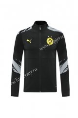 2020-2021 Borussia Dortmund Black Thailand Training Soccer Jacket-LH