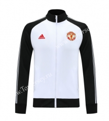 2020-2021 Manchester United White Thailand Soccer Jacket -LH