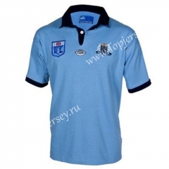 Retro Version 1985 Holden Blue Thailand Rugby Shirt
